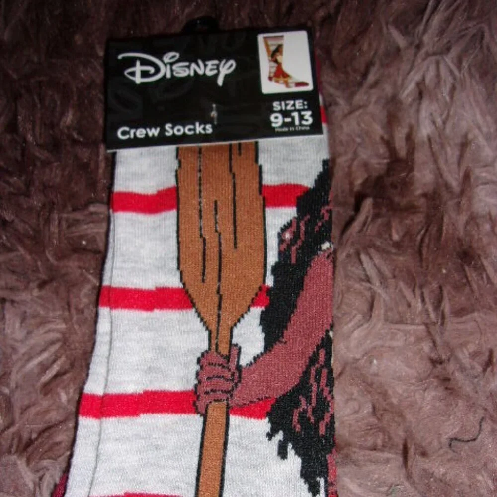 Disney MOANA Socks Shoe Size 9-13 1Pair New